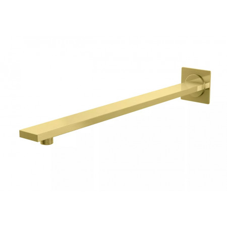 Kohlman Ramię ścienne do deszczownicy kwadratowe złoto szczotkowane  - 38 cm