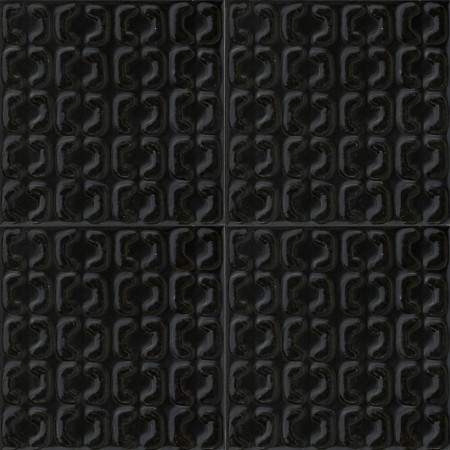 Marazzi Memoria Nero Struttura Stamp 15x15