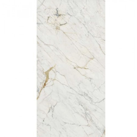 Grande Marble Look Golden White Satin 20mm