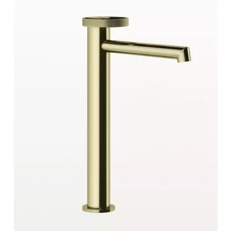 Gessi Anello Bateria umywalkowa wysoka długa wylewka bez odpływu Brass PVD