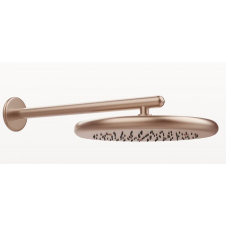 Gessi Goccia Regulowana ścienna deszczownica z powłoką anticalc Copper Brushed GHRC