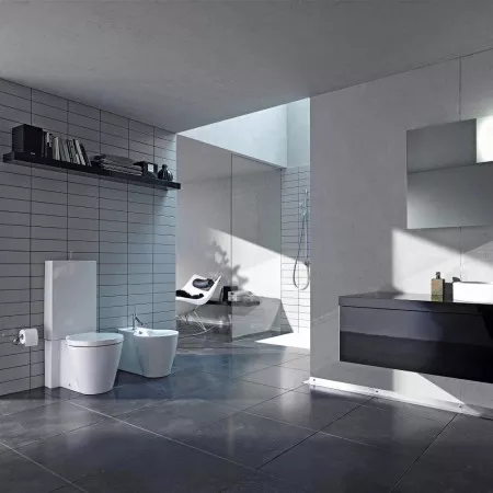 Duravit Starck 1 Spłuczka z przyciskiem PURO biała - 408865_O1