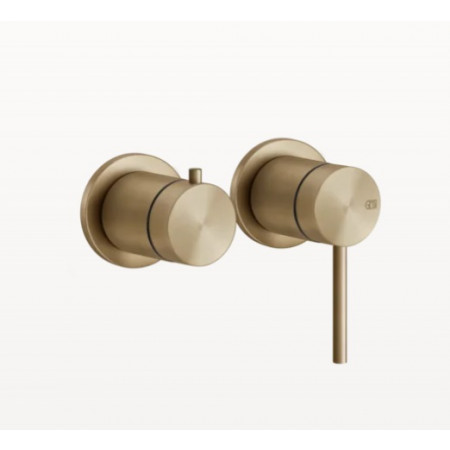 Gessi 316 Bath-Shower bateria podtynkowa prysznicowa dwudrożnej z przełącznikiem Warm Bronze Br. PVD