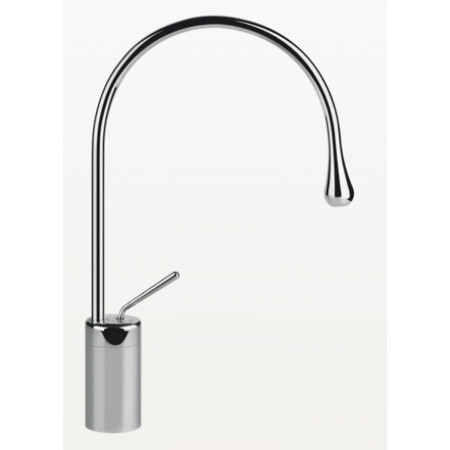 Gessi Goccia Bateria umywalkowa średnia wylewka średnia bez korka spustowego Wylewka obrotowa Chrome