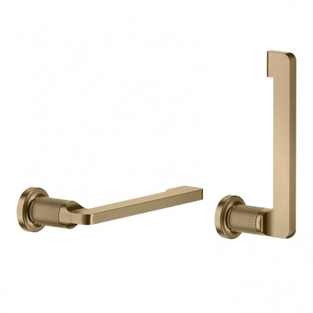 Gessi Inciso Accessories Uchwyt na rolkę papieru do montażu poziomego/pionowego Warm Bronze Br. PVD
