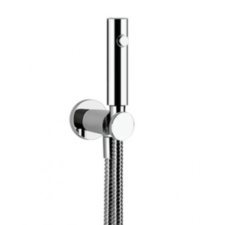 Gessi Hydroszczotka ścienna do ceramiki sanitarnej z przyłączem 1/2" Finox Brushed Nickel