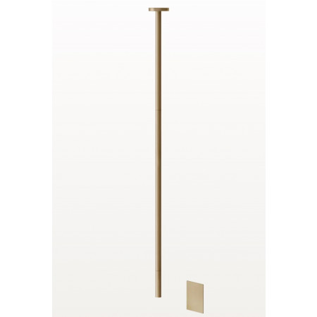 Gessi Sensor Taps bateria podtynkowa elektroniczna sufitowa z regulacją temp i przepływu wody przez sterow podumywalkowe FLESSA (w zestawie) Warm Bronze Br. PVD