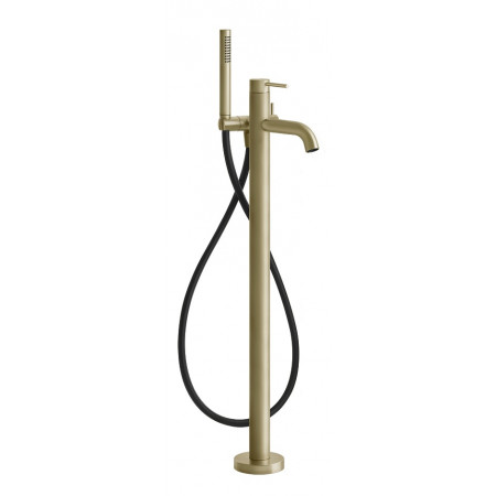 Gessi 316 Bath-Shower bateria wannowa wolnostojąca z automat przełącznik Brass Brushed PVD