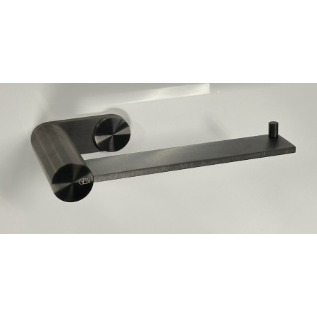 Gessi 316 Accessories Uchwyt ścienny na rolkę papieru Montaż pionowy/poziomy Black Metal Br. PVD
