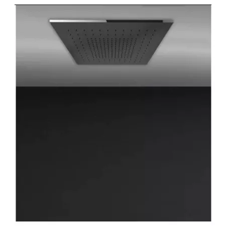 Gessi Minimali System prysznicowy 500X500 do montażu w suficie podwieszanym Do uzupełnienia o pokrywę Mirror Steel