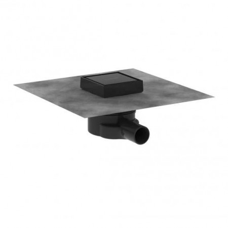 Hansgrohe RainDrain Point Kompletny zestaw 100/100 odpływu punktowego dopłytki Czarny Matowy