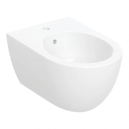 Geberit Acanto Bidet wiszący, B35.5cm, H27.5cm, T53cm, z przelewem, z otworem na baterię