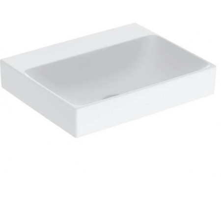 Geberit ONE Umywalka, odpływ pionowy, B50cm, T41cm, bez otworu, bez przelewu, KeraTect