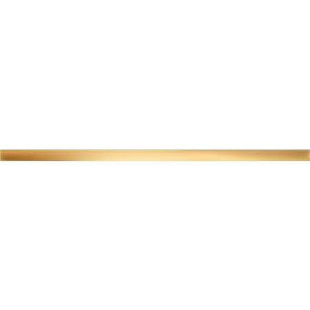 Tubądzin Listwa ścienna Gold Glossy 59,8x2,3 Gat.1 (20szt/kt)