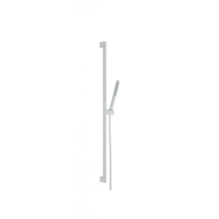 Hansgrohe Pulsify S Zestaw prysznicowy 100 1jet EcoSmart z drążkiem 90 cm Biały Matowy