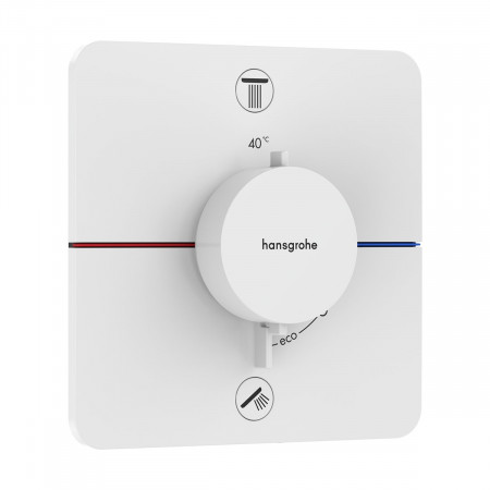 Hansgrohe ShowerSelect Comfort Q Bateria termostat podtynkowa do 2 odbiorników Biały Matowy