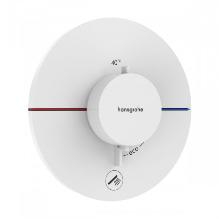 Hansgrohe ShowerSelect Comfort S Bateria termostat podtynkowa do 1 odbiornika z dodatkowym wyjściem Biały Matowy