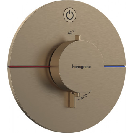 Hansgrohe ShowerSelect Comfort S Bateria termostat podtynkowa do 1 odbiornika Brąz Szczotkowany