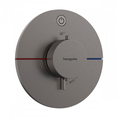Hansgrohe ShowerSelect Comfort S Bateria termostat podtynkowa do 1 odbiornika Czarny Chrom Szczotkowany