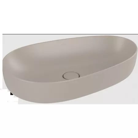 Villeroy & Boch Antao Umywalka stojąca na blacie bez przel. 650 x 400 mm Almond CeramicPlus