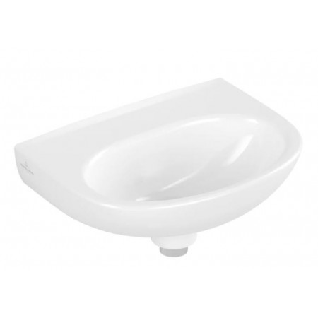 Villeroy & Boch O.novo Umywalka mała 1/o bez prze. 360 x 275 mm Weiss Alpin