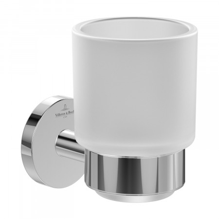 Villeroy & Boch Elements Uchwyt szklany Chrome