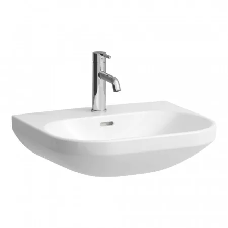 Laufen Lua umywalka ścienna 550 x 460 mmbez otworu na baterie, z otworem przelewowym