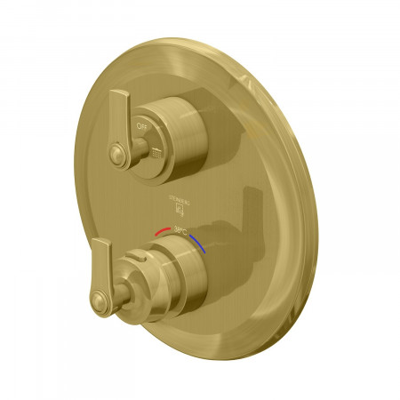 Steinberg bateria termostatyczna na 2 wyjścia brushed gold
