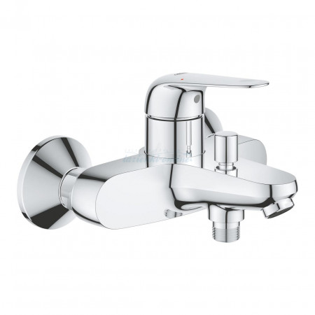 Grohe Euroeco Jednouchwytowa bateria wannowa chrom