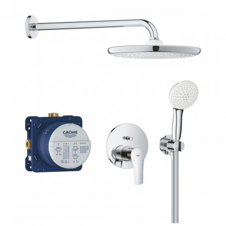 Grohe Eurosmart zestaw podtynkowy prysznicowy 2 func deszczownica 250 chrom