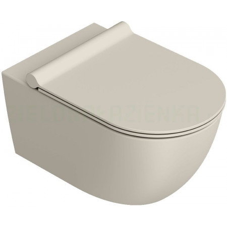 Catalano Sfera miska WC 55cm wisząca bez kołnierza +śruby mocujące Piaskowy mat