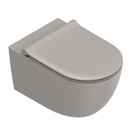 Catalano Sfera miska WC 55cm wisząca bez kołnierza +śruby mocujące szary gołębi mat