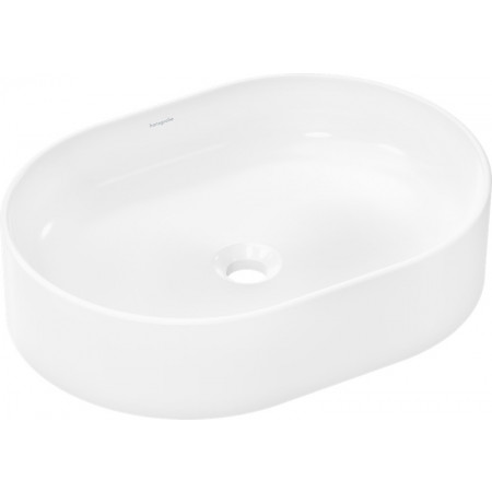 Hansgrohe Xuniva U Umywalka nablatowa 550/400 bez otwor na bat. bez przelewu SmartClean biały