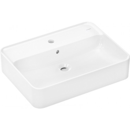 Hansgrohe Xuniva Q Umywalka nablatowa 600/450 1/o na bat. z przelewem SmartClean biały