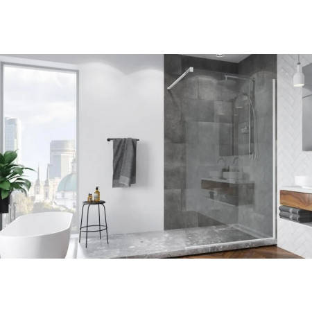 Sanswiss Walk-In Easy 1400X2000 Czarny Mat 90