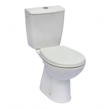 Roca Adele Miska wc do kompaktu o/pionowy z deską PP