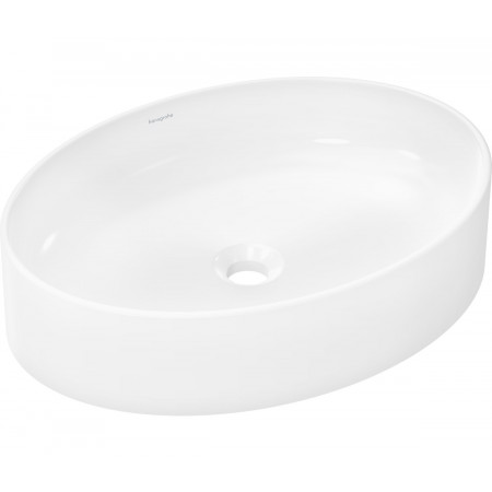 Hansgrohe Xuniva D Umywalka nablatowa b/o na bat. bez przelewu 550x400 Biały