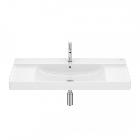 Roca Ona Umywalka meblowa UNIK 100x46 cm Fineceramic BIAŁY POŁYSK