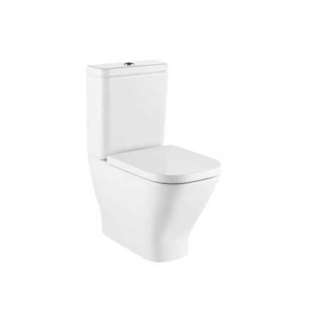 Roca Gap Square Miska WC do kompaktu Rimless 60 cm, przyścienna BTW, o/podwójny
