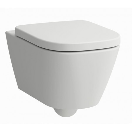 Laufen Meda biały matowy miska podwieszana wc vortex silent flush 540x360 mm rimless 
