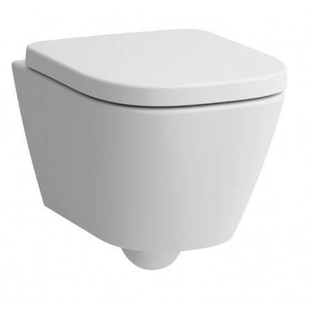 Laufen Meda biały matowy miska podwieszana wc vortex silent flush 490x360 mm rimless compacto 
