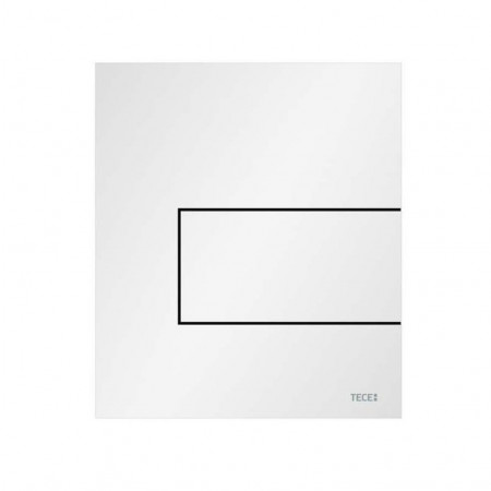 TECE Square - przycisk spłukujący z metalu do pisuaru, biały matowy - 823417_O1