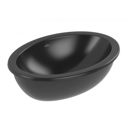 Villeroy & Boch Loop & Friends Umywalka podblatowa 560 x 380 mm Pure Black CeramicPlus