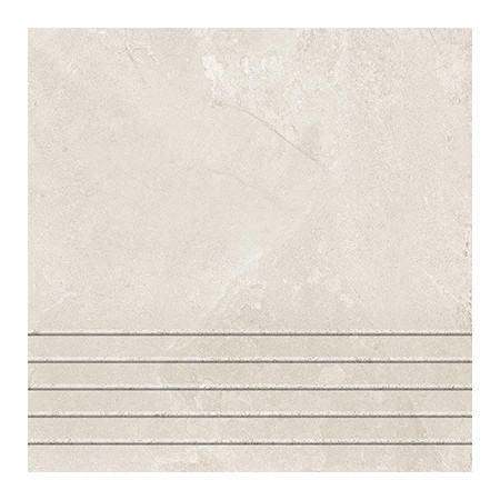 Tubądzin Stopnica podłogowa Grand Cave ivory 59,8x29,6x0,8 Gat.1