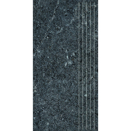 Tubądzin Stopnica podłogowa Zimba grey STR 59,8x29,6x0,8 Gat.1