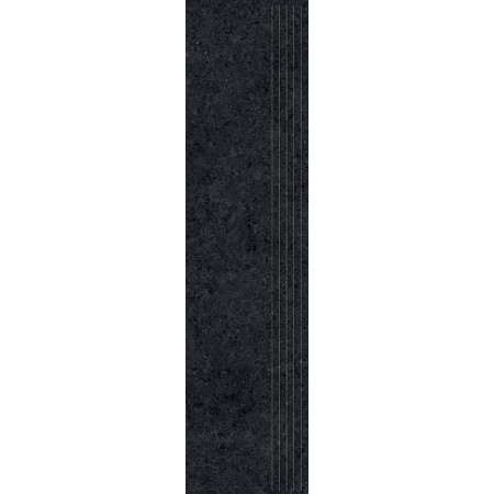 Tubądzin Stopnica podłogowa Zimba black STR 119,8x29,6x0,8 Gat.1
