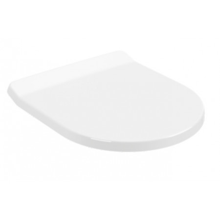 Villeroy & Boch Architectura deska WC sedesowa w/o QuickRelease zawiasy stal Weiss Alpin