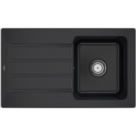 Villeroy & Boch Architectura 50 zlewozmywak wbudowany 860 x 510 mm Pure Black