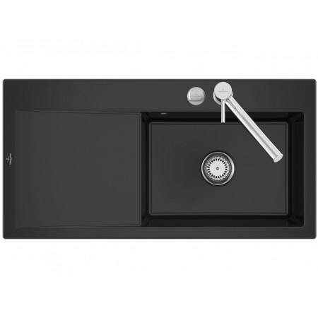 Villeroy & Boch Subway Style 60 zlewozmywak wbudowany 1000 x 510 mm Pure Black