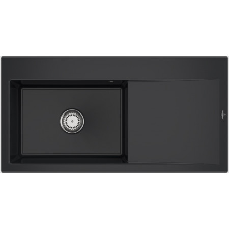 Villeroy & Boch Subway Style 60 zlewozmywak wbudowany 1000 x 510 mm Pure Black